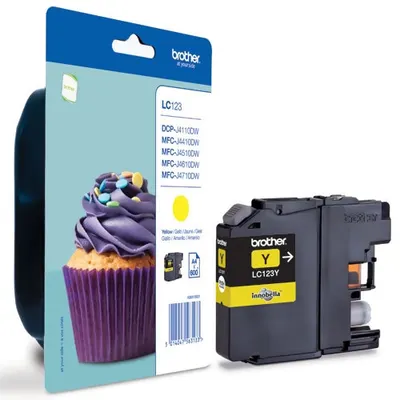 Consumabil Brother - LC-123 pentru MFC-J4510DW, Yellow
