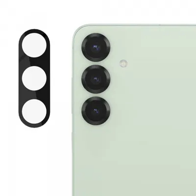 Folie de protectie Camera Spate Techsuit pentru Samsung Galaxy S25+ S936, Sticla Securizata, Neagra