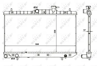 Radiator motor (Manual) potrivit HYUNDAI ACCENT II 1.3 1.6 -11.05