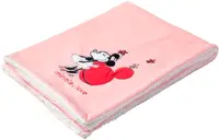 Pătură pentru bebeluși Babycalin - Disney Baby, Minnie, 75 x 100 cm