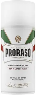 Proraso Spumă de ras cu ceai verde, 50 ml