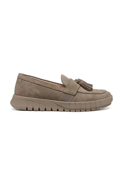 Geox loafers slip-on pentru femei din piele întoarsă D FLEXTRIDE