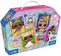 Puzzle cu brocart Trefl din 70 de piese - Păpuși colorate