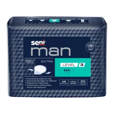 Absorbante urologice Man, Extra, Level 3, Seni | 15 buc