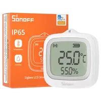 Senzor de temperatura si umiditate Sonoff SNZB-02WD, Zigbee 3.0 / 6920075743128