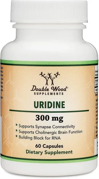 Uridine, 300 mg, 60 capsule, Double Wood