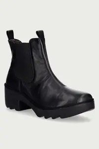 Fly London ghete scurte pentru femei din piele TRIG514FLY