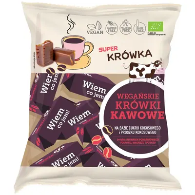 Caramele cu Aroma de Cafea fara Gluten Ecologice/Bio 150g