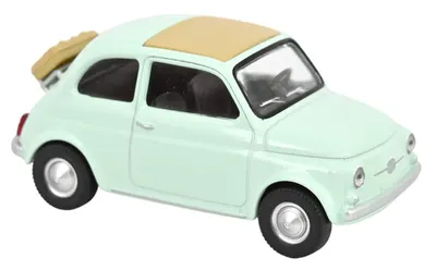 Model de colecție NOREV Modern: Automobile - Fiat 500 F 1965 Pastel Blue Jet-car