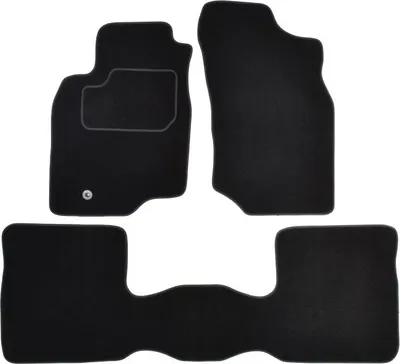 Covorase auto (set, velur, 3 bucati, culoare negru) MITSUBISHI LANCER VII intre 2003-2013