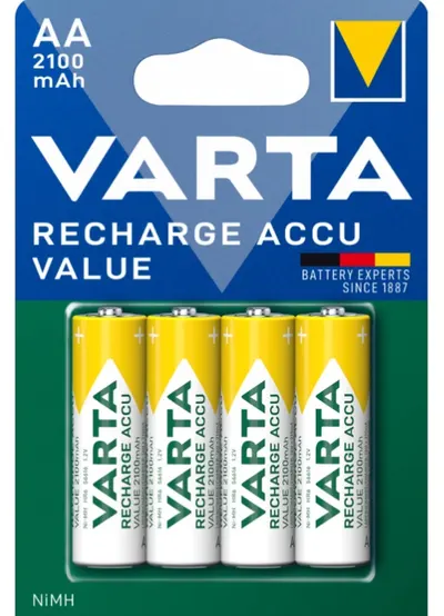 Baterie reîncărcabilă VARTA - Rechargable Accu Value, AA, 4 buc.