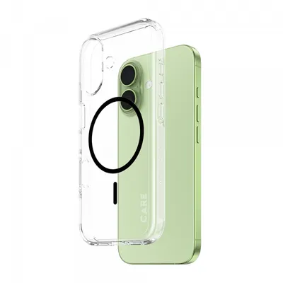 Husa MagSafe pentru Apple iPhone 17, PanzerGlass, Care Urban Explorer, Transparenta Neagra