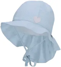 Pălărie de vară cu protecție UV 50+ Sterntaler - 49 cm, 12-18 luni, albastră