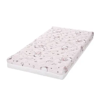 Saltea pat, Lorelli Havana, 60 x 120 x 10 cm, cocos si spuma elastica, Pink Ballerina Bear