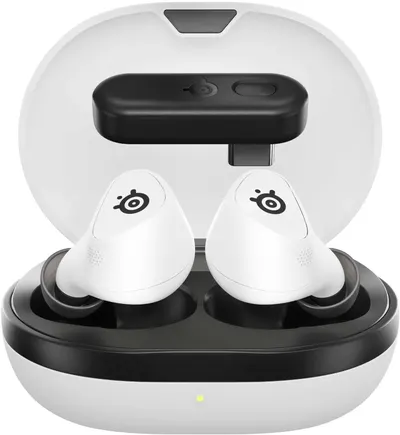 Căști fără fir SteelSeries - Arctis GameBuds for PS5, TWS, ANC, alb