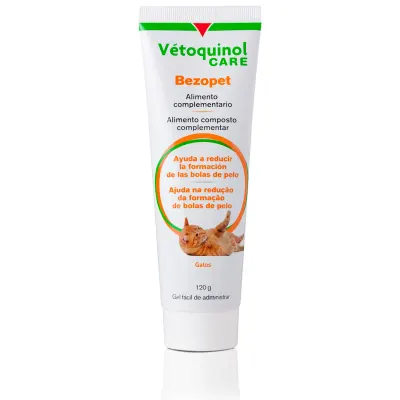 VETOQUINOL Benzo-Pet, supliment sistem digestiv, limitarea ghemurilor de blană pisici, gel VETOQUINOL Benzo-Pet, supliment sistem digestiv, limitarea ghemurilor de blană pisici, flacon, 120g gel
