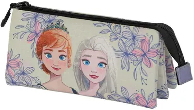 Trusă de toaletă triplă Karactermania Frozen 2 - Emotion, cu 1 fermoar