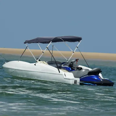 Gossi parasolar bimini 3 arcuri pereti laterali, 183x(137-152)x137 cm