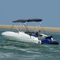 Gossi parasolar bimini 3 arcuri pereti laterali, 183x(137-152)x137 cm