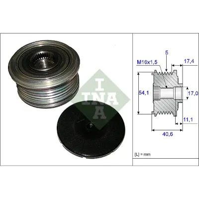 Sistem roata libera, generator INA 535 0089 10