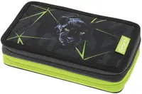Penar cu rechizite Herlitz - Wild Life, 2 fermoare