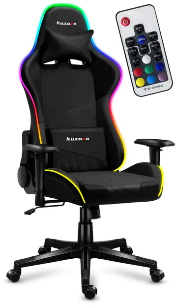 Scaun gaming Huzaro - Force 6.2 RGB MESH, negru
