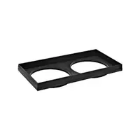 Ferronego Installation frame 111 square / 2-fach black