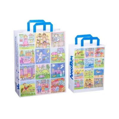 Sacosa cadou din hartie - Amintiri (L -32 x 14 x 42cm, 90g)