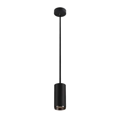 Lampa suspendata, lustra NUMINOS M Pendant, black Indoor LED pendant light black/black 3000K 36°