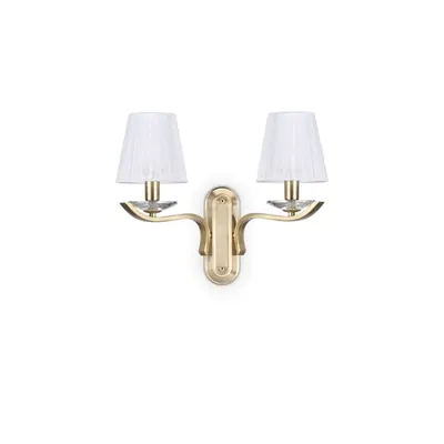 Aplica Pegaso Ap2 Ottone Satinato