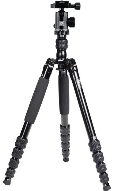 Trepied din aluminiu SIRUI – T-1005+E-10, 25-163 cm, negru