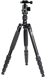 Trepied din aluminiu SIRUI – T-1005+E-10, 25-163 cm, negru