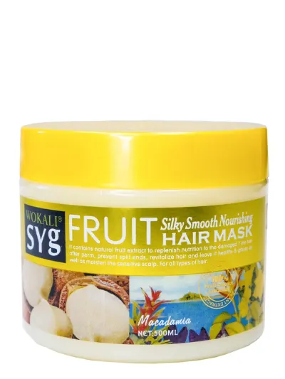 Wokali Masca de par 500 ml Macadamia Silky Smooth Nourishing