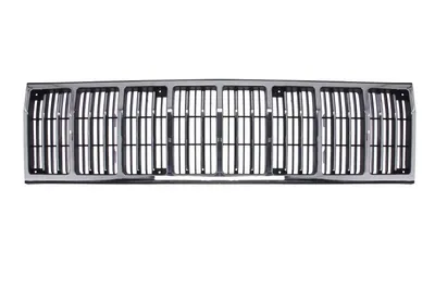 Grila radiator potrivit JEEP CHEROKEE, GRANDEER 2.1D-5.9 1979-2001 1988-1990 - (crom/negru)