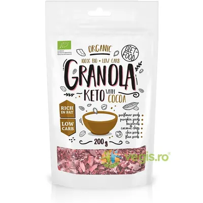 Granola Keto cu Cacao Ecologica/Bio 200g