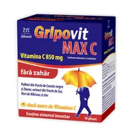 Gripovit Max C fara zahar, Zdrovit | 10 plicuri