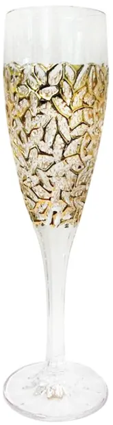 Pahar de șampanie Bohemia 1845 - Nicolette Golden Marble, 180 ml, 6 buc.