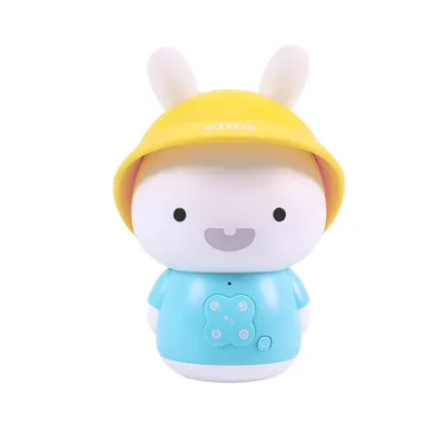 Alilo Baby Bunny - Iepuras interactiv cu povesti si cantece albastru RO/EN
