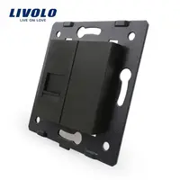 Modul Priza simpla telefon, RJ11 Negru