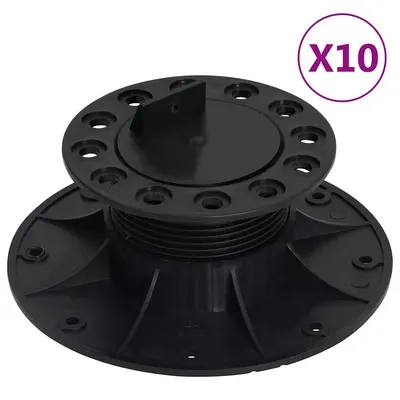vidaXL Picioare pentru podea reglabile, 10 buc., 60-88 mm