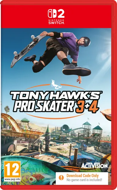 Tony Hawk's Pro Skater 3 + 4 - Cod în cutie (Nintendo Switch 2)