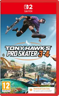 Tony Hawk's Pro Skater 3 + 4 - Cod în cutie (Nintendo Switch 2)