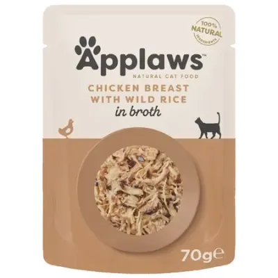 Hrana umeda pentru pisici Applaws cu pui orez 70 gr