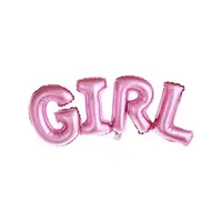 Balon folie girl roz 74x33 cm Party Deco PDFB7M-081