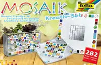 Set creativ pentru realizarea unui mozaic ceramic clasic Folia - 282 de piese