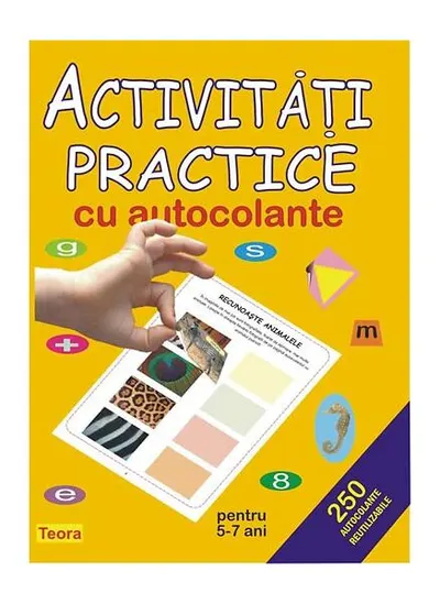 Activități practice cu autocolante 5-7 ani - Paperback brosat - ***