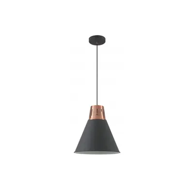 Lampa tavan - Ceiling fixture GIANNI L,8105,AC220-240V,50/60Hz,1*E27,max.40W,IP20, Diameter32cm,single, black/gold