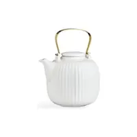 Ceainic din porțelan Kähler Design Hammershoi, 1,2 l, alb