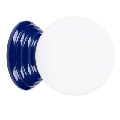Aplică de perete albastră din ceramică ø 12 cm Farsa – Sollux