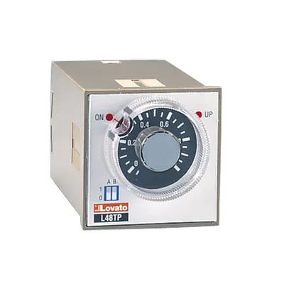 Releu de Timp On Delay. Multiscale and Multitensiune, Plug-in and Flush Mount Version 48x48mm, 24vac/dc, 110vac, 220…240vac